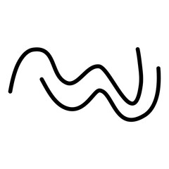 curve line illustration element