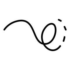 curve line illustration element