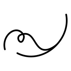 curve line illustration element