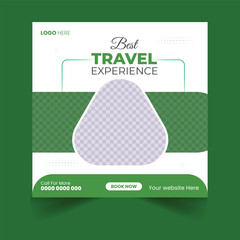 Travel social media Post Design
