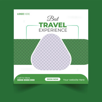 Travel social media Post Design