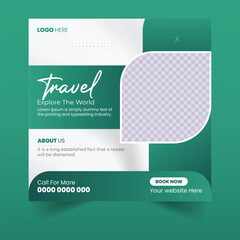 Travel social media Post Design