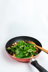 Chicken Dice with Honey Basil