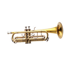 Obraz na płótnie Canvas trumpet isolated on white