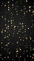 Magic stars vector overlay.  Gold stars scattered