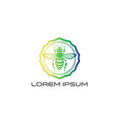 Best Honey bee logo. Hand drawn engraving style illustrations.  Business Bee logo design . Bee logo vector minimalist graphic vector. 