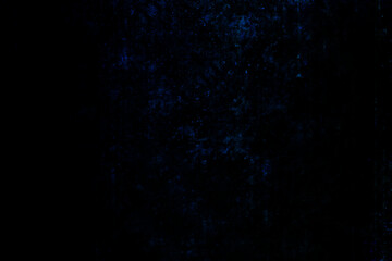  Dark light blue on black grungy distressed canvas bacground
