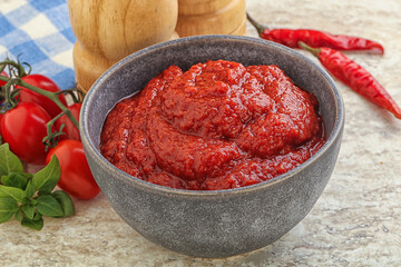 Natural organic pure tomato pasta