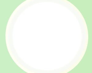 green circle frame , pastel background
