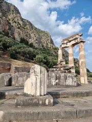 greece delphi temple of athena pronaia and tholos ancient Delphi, Greece