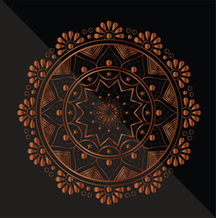  Luxurious Gold Mandala Floral Background