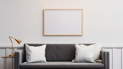 Mockup frame in home interior background Scandinavia , Mockups Design 3D, HD