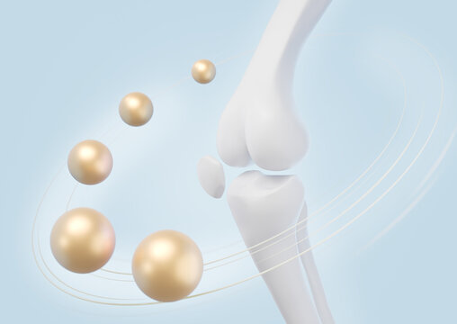 healthy bone human with Foods vitamin or Calcium, and Collagen, Medical food concept background.