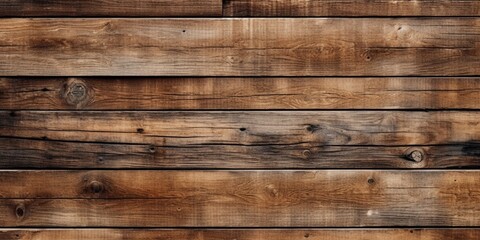 Wood panel texture brown board background copy space, AI Generated - obrazy, fototapety, plakaty