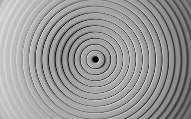Fototapeta na wymiar Abstract modern circle with neumorphism white geometric background. 3d rendering.