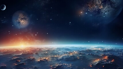 Fototapeta premium outer space background