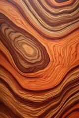 Naklejka premium close-up of textured wood grain pattern, created with generative ai