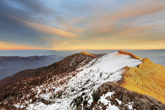 Veduta sulle Alpi Marittime