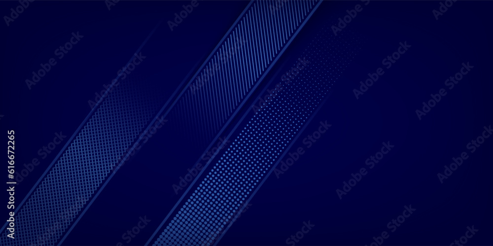 Poster blue background. dark blue abstract background geometry shine and layer element vector for presentat