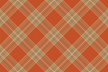 Plaid textile seamless of fabric pattern background with a texture vector tartan check.
