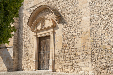 Fototapeta na wymiar Catholic parish church in the town of Montuiri
