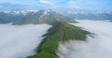 view of the mountains