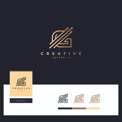 Letter G logotype vector designs