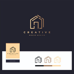 Creative house logotype vector designs
