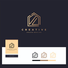 Creative house logotype vector designs
