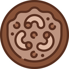 macaroni two tone icon