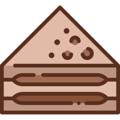 sandwich two tone icon