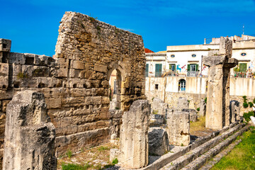 Obraz premium Temple of Apollo in Syracuse, Sicily, Italy