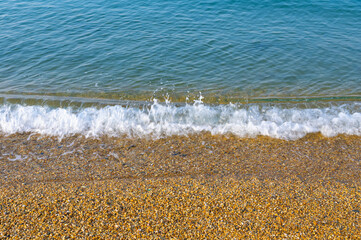 Spring seaside scenery of Binhai Road in Dalian, Liaoning province, China