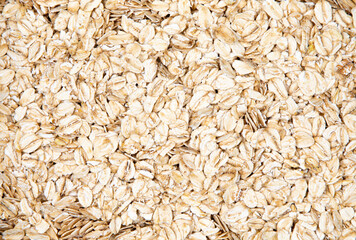 Full frame top view of oats