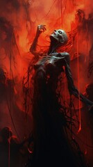 Infernal Visions: Unleashing Monsters from hell. Generative AI