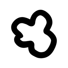 Naklejka premium pepper sweet bulgarian piece white black element