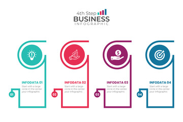 Modern business infographic
