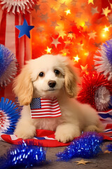 Happy 4th of July Dog