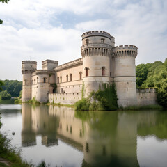 Fototapeta premium Castle in the morning