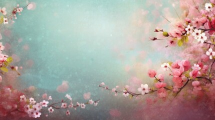 Spring Mood Watercolor Background