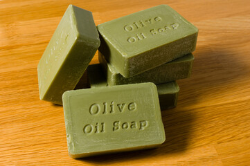 Natural hand made organic olive oil soap