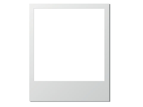 a polaroid card blank vector file
