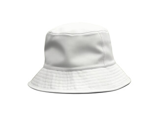 White bucket hat isolated on transparent or white background, png - obrazy, fototapety, plakaty