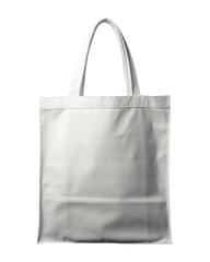 White tote bag isolated on transparent or white background, png