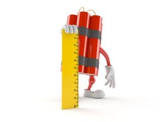 Dynamite character holding ruler - 616701666