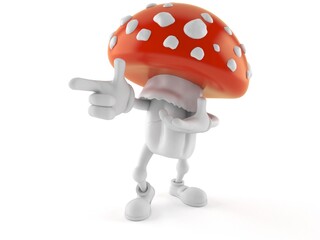 Toadstool character pointing finger - 616702207
