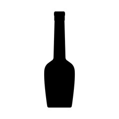 Wine bottle icon vector. Wine illustration sign. bottle symbol or logo.