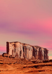 Fototapeta na wymiar Sunset Monument Valley Arizona Navajo Nation