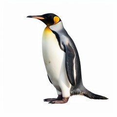 Obraz premium Penguin Water Animal. Isolated on White Background. Generative AI.