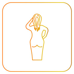 Fototapeta premium woman icon
